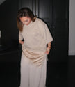 T-shirt oversize en dentelle bi matière MAISON ZINA